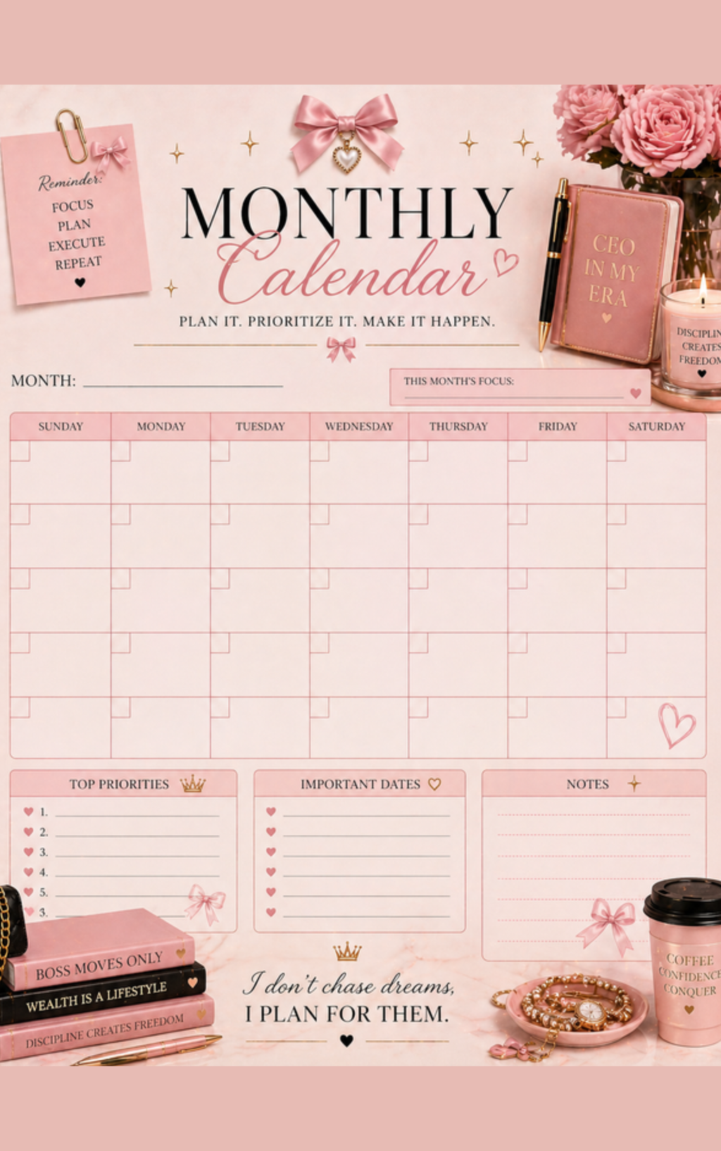 Boss Empire planner